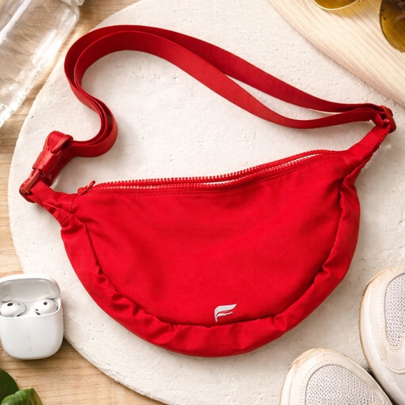 Fabletics Handbags - Fabletics Red Belt Bag Fanny Pack Crossbody Adjustable Sporty